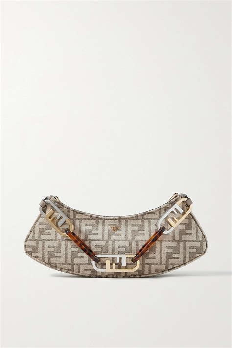 fendi baguette jacquard|fendi chenille bag.